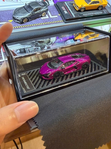 Lamborghini Revuelto in Viola Bast — a special event item from Hong Kong ToyCar Salon 2026