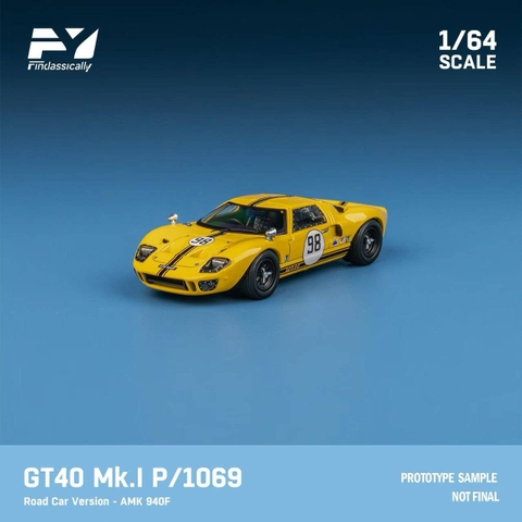 GT40 Mk.I P1069 #98 Yellow Road Car Version
