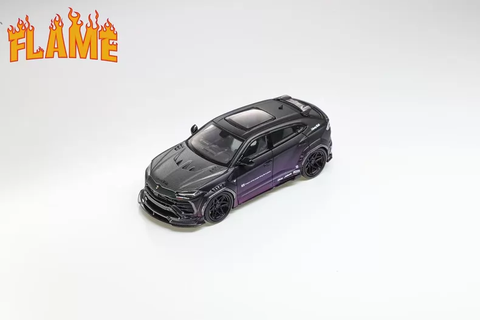 Lamborghini Urus Matte Black to Purple Gradient