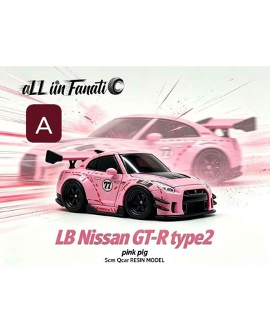 Q version LB widebody GTR35 Pink Pig