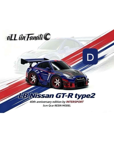 Q version LB widebody GTR35 The 40th Anniversary of Blue and Red
