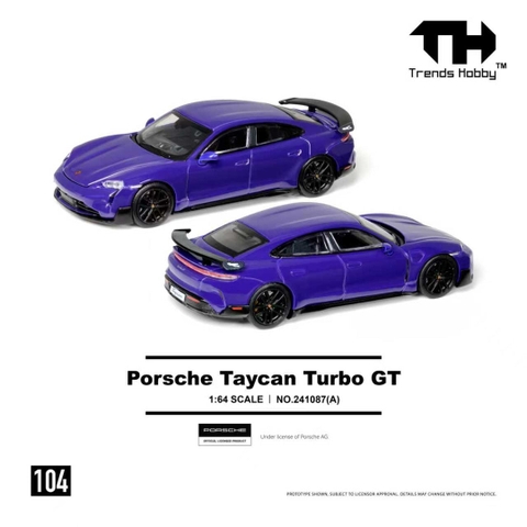 Porsche Taycan Turbo GT Puprle