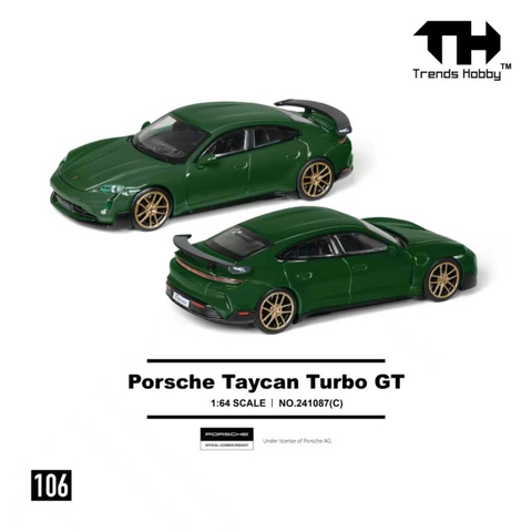Porsche Taycan Turbo GT Green