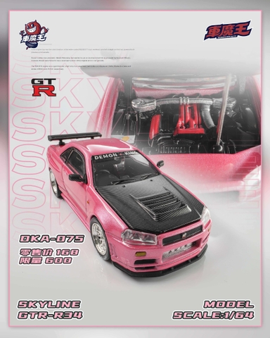 Nissan Skyline GTR R34 Pink of 2026 Shenzhen Jiuzhou Automotive Eco-Expo