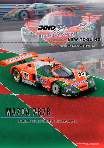 MAZDA 787B Winner At 24 Hours Le Mans 1991