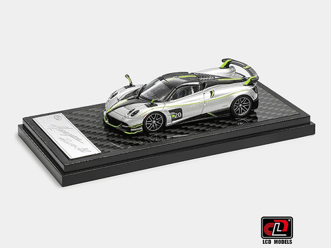 Pagani Huayra Roadster BC-Silver Green 2025 Shanghai Toy Fair package