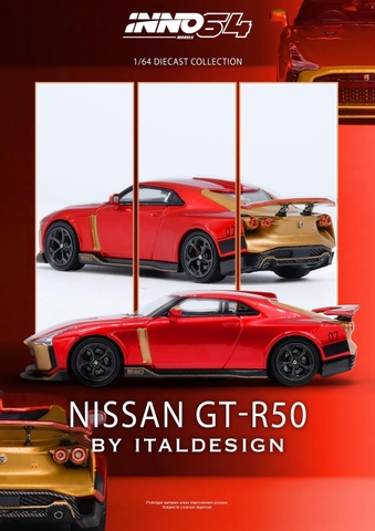 Xe Mô Hình R50 GT-R 1:64 Inno - F