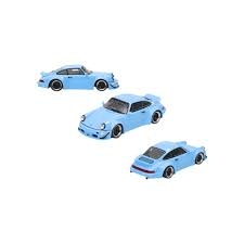 Xe Mô Hình Rauh-Welt RWB964 Wide-Body Duck Wing 1:64 Fast Speed FS (Sky Blue)