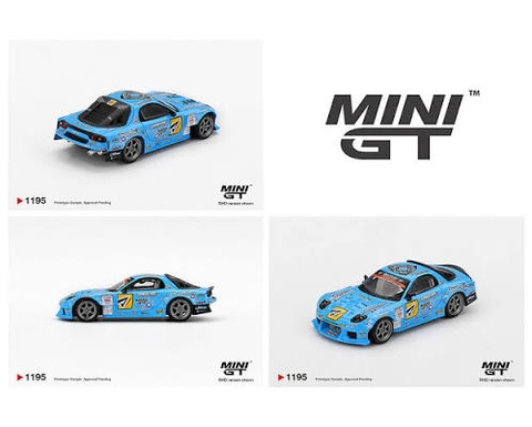 Xe Mô Hình Mazda RX-7 RE-Amemiya 2025 D1GP 1:64 MiniGT - BOX