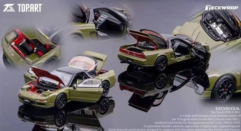 Xe Mô Hình Honda NSX-NA1 1:64 LCD ( Green color)
