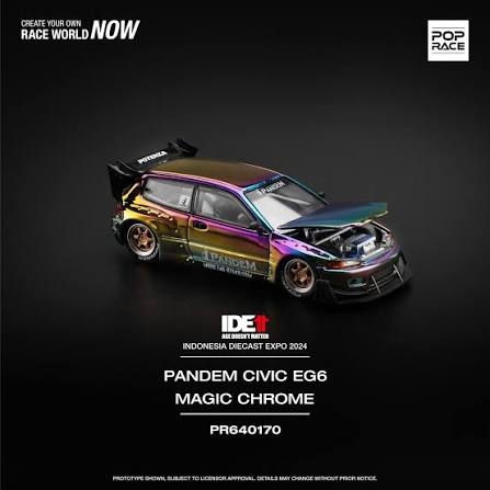 Pandem Civic EG6 (Magic Chrome)