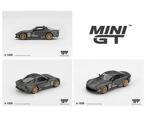 Xe Mô Hình Mazda RX-7 RE-Amemiya Matsukiyo KOKU 3 Rotor NA-7 TAS 2025 Best Tuned Car Award RHD 1:64 MiniGT - BOX