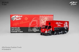 Xe Mô Hình Alfa Romeo Custom Gull Wing Truck 1:64 Micro Turbo