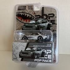 Xe Mô Hình Skyline GT- R V8 Drift Hakosuka SharkMouth 1:64 Poprace