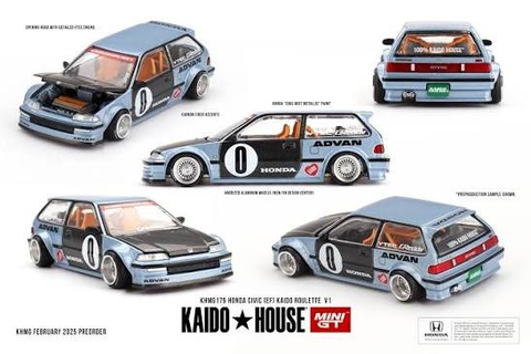 Honda Civic (EF) Kaido Roulette V1- Light Blue