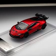 Xe Mô Hình DarwinPRO huracan 1:64 KING MODEL (Transparent Red)
