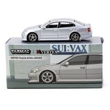 Xe Mô Hình Toyota VERTEX Aristo JZS161 1:64 Tarmac Works (Silver) - G