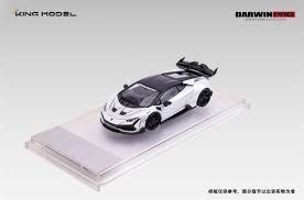 Xe Mô Hình DarwinPRO huracan 1:64 KING MODEL (Metallic White)