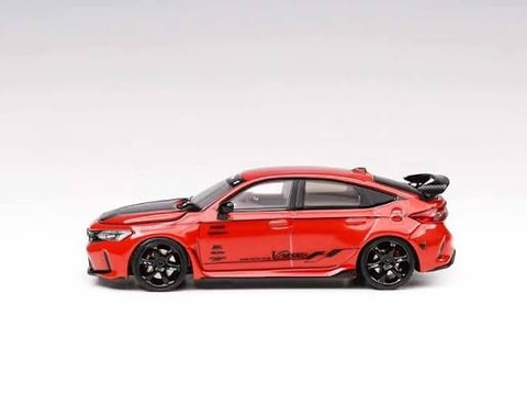 Xe mô hình Honda Civic Type R (FL5) 1:64 MOTORHELIX (Red FL5 Varis Livery/Black TE37 Wheel)