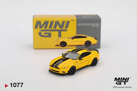 Xe Mô Hình LB-WORKS FORD MUSTANG Triple Yellow 1/64 MiniGT (Box)