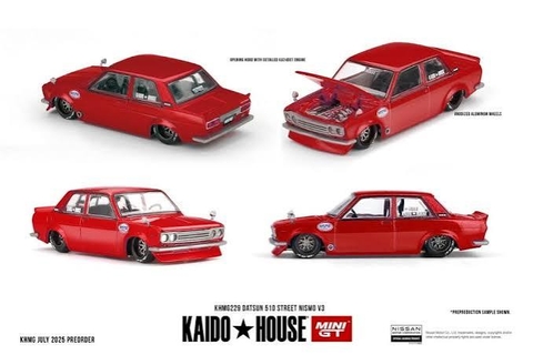 Xe Mô Hình Datsun 510 Street Nismo V3 1:64 KaidoHouse - D
