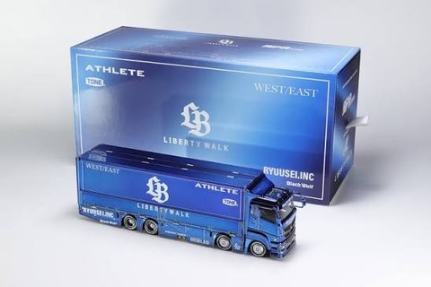 LBWK Mitsubishi Fuso Super Great Transport Truck Chrome Blue APA XPO Exclusive