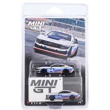 Xe Mô Hình Ford Mustang Dark Horse #24 Ford Performance Racing School LHD/ Blister Packaging 1:64 MiniGT - CARD