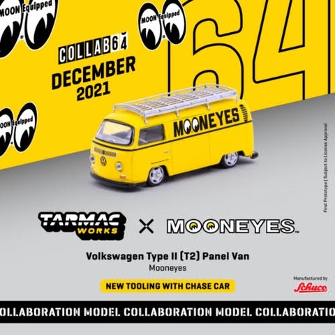 VOLKSWAGEN TYPE II T2 PANEL VAN 1/64 MOONEYES