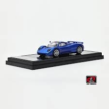 Xe Mô Hình Pagani Zonda C12 Couple 1:64 LCD (Blue) - B