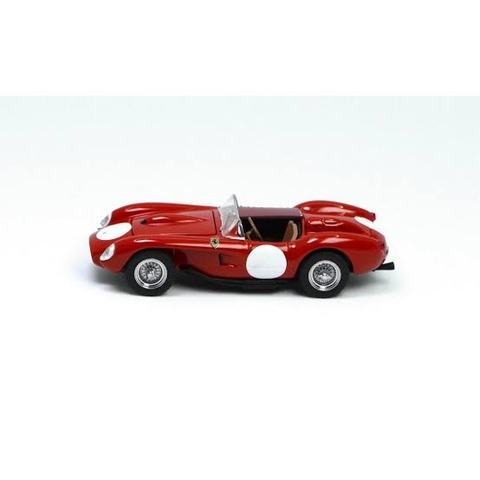 Xe Mô Hình Ferrari 250TR 1:64 GFCC (Red with White Circle)