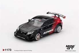 Xe Mô Hình Toyota GR86 LB?Nation Advan RHD 1:64 MiniGT - BOX