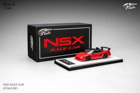 Xe Mô Hình NSX Race Car 1:64 Micro Turbo (METALLIC RED)