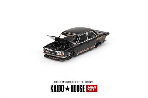 Xe Mô Hình Datsun 510 Pro Street Full Carbon 1:64 KAIDO