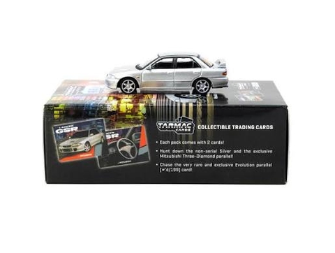 Xe Mô Hình Mitsubishi Lancer GSR Evolution 2024 1:64 Tarmac Works (Silver)