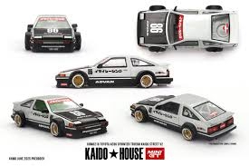 Toyota AE86 Sprinter Trueno Kaido Street V2 -- White/Black