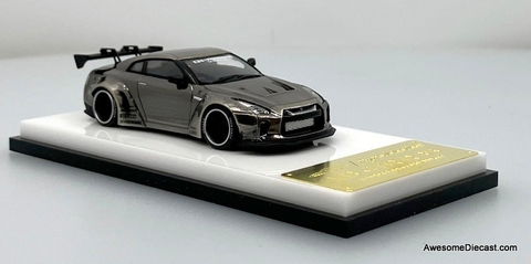 Nissan GT-R R35 Liberty Walk, Brushed Chrome