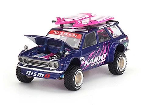 Xe Mô Hình Datsun 510 4x4 Wagon Kaido Offroad V2 1:64 KaidoHouse x MiniGT