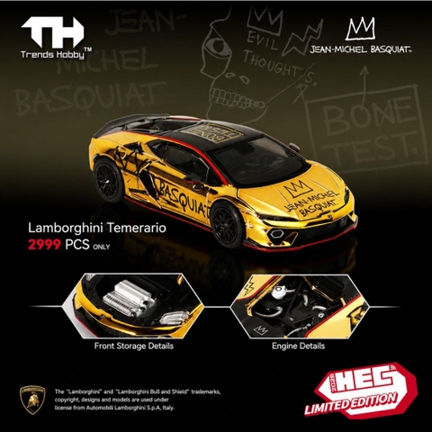 Lamborghini Temerario Basquiat collaboration（Chrome Gold)