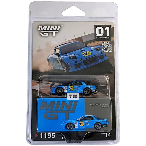 Xe Mô Hình Mazda RX-7 RE-Amemiya 2025 D1GP /Blister Packaging 1:64 MiniGT - CARD