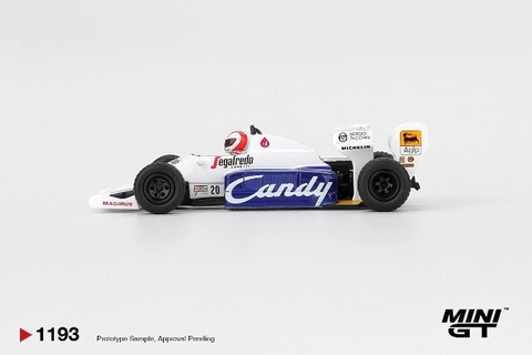 Xe Mô Hình Toleman TG184 #20 Johnny Cecotto 1984 Monaco Grand Prix LHD 1:64 MiniGT - BOX