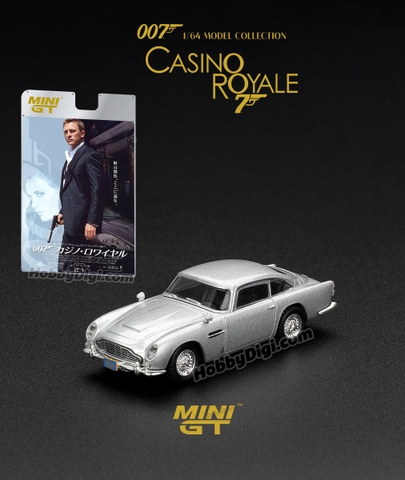 Aston Martin DB5 007 “Casino Royale”/ Japanese Poster Back Card