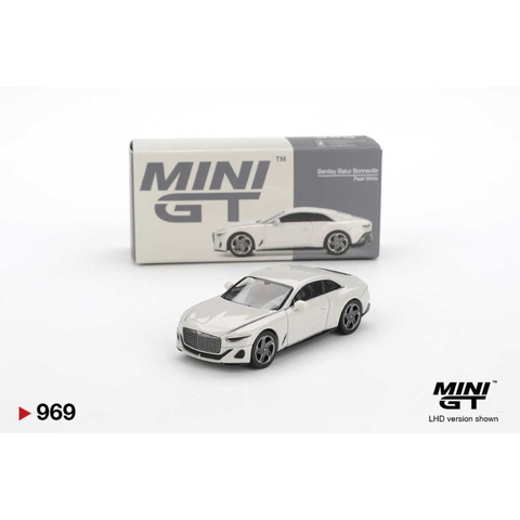 Xe Mô Hình Bentley Batur Bonneville Pearl LHD 1:64 MiniGT - BOX