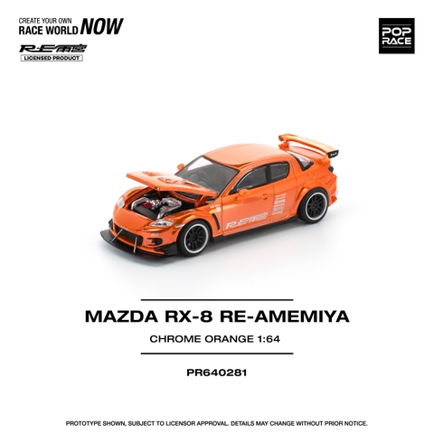 MAZDA RX-8 RE-AMEMIYA CHROME ORANGE