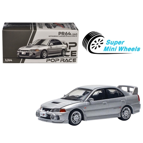 Xe Mô Hình Mitsubishi Lancer Evolution IV 1:64 PopRace