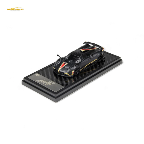 Xe Mô Hình Pagani lmola Coupe 1:64 LCD ( Matte Black carbonwith ltalian flag) - A
