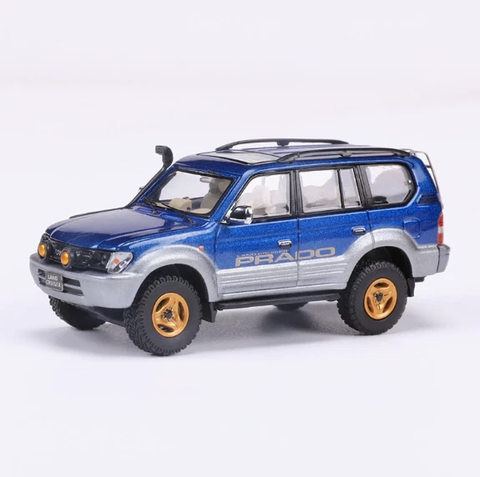 Xe Mô Hình Toyota Land Cruiser Prado 90 1:64 GCD ( Xanh )