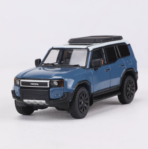 Xe Mô Hình Toyota Prado 250 1:64 GCD (Blue Grey Top(LHD))