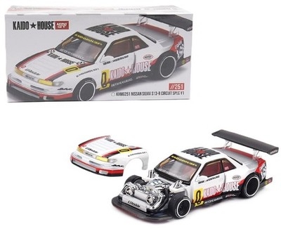Xe Mô Hình Nissan Silvia S13-R Circuit Spec V1 1:64 KaidoHouse - B