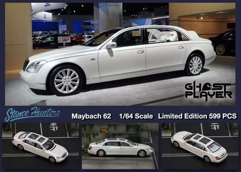 Mercedes M aybach 62 Trắng Ngọc Trai