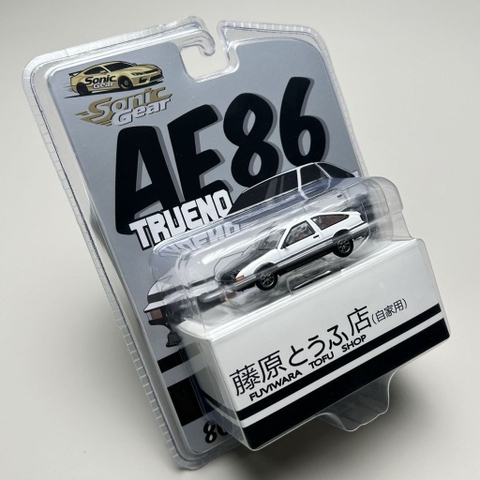TOYOTA AE86 GT-Apex White Black Cover